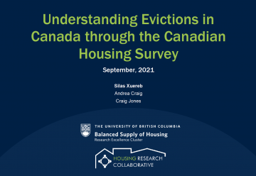 Understanding Evictions in Canada through the Canadian Housing Survey